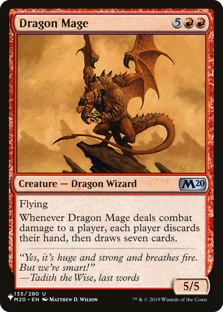 Dragon Mage [The List] | Card Merchant Takapuna