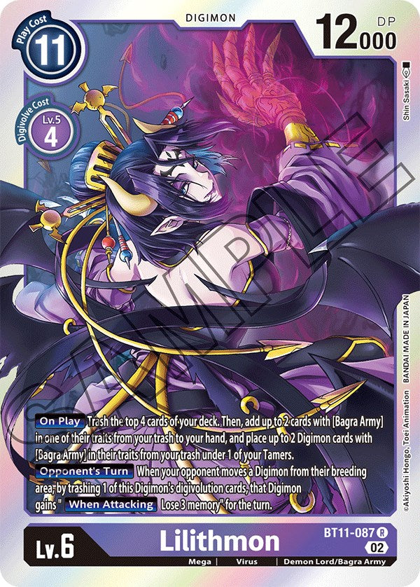 Lilithmon [BT11-087] [Dimensional Phase] | Card Merchant Takapuna