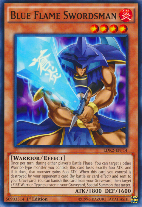 Blue Flame Swordsman [LDK2-ENJ14] Common | Card Merchant Takapuna