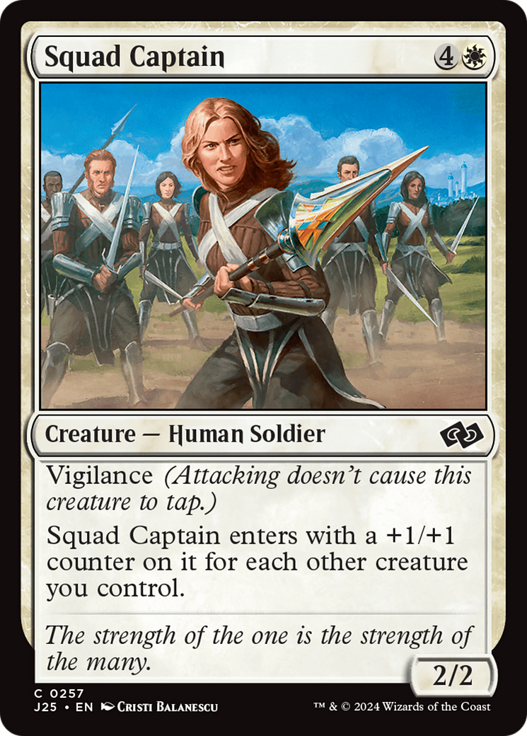 Squad Captain [Foundations Jumpstart] | Card Merchant Takapuna