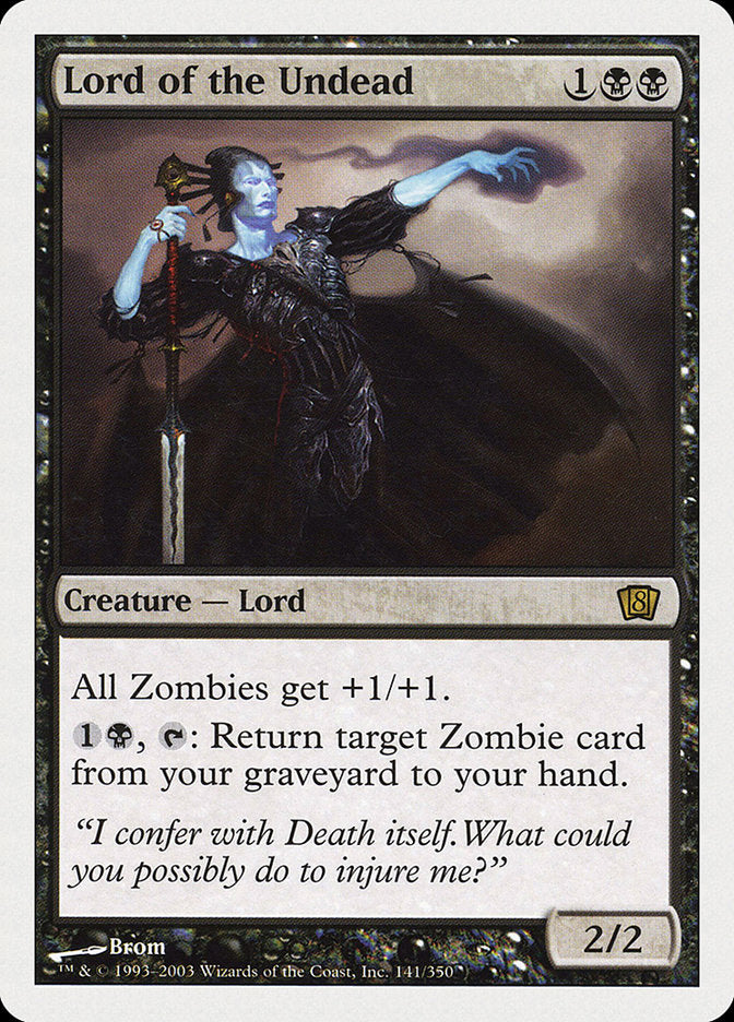 Lord of the Undead (8th Edition) [Oversize Cards] | Card Merchant Takapuna