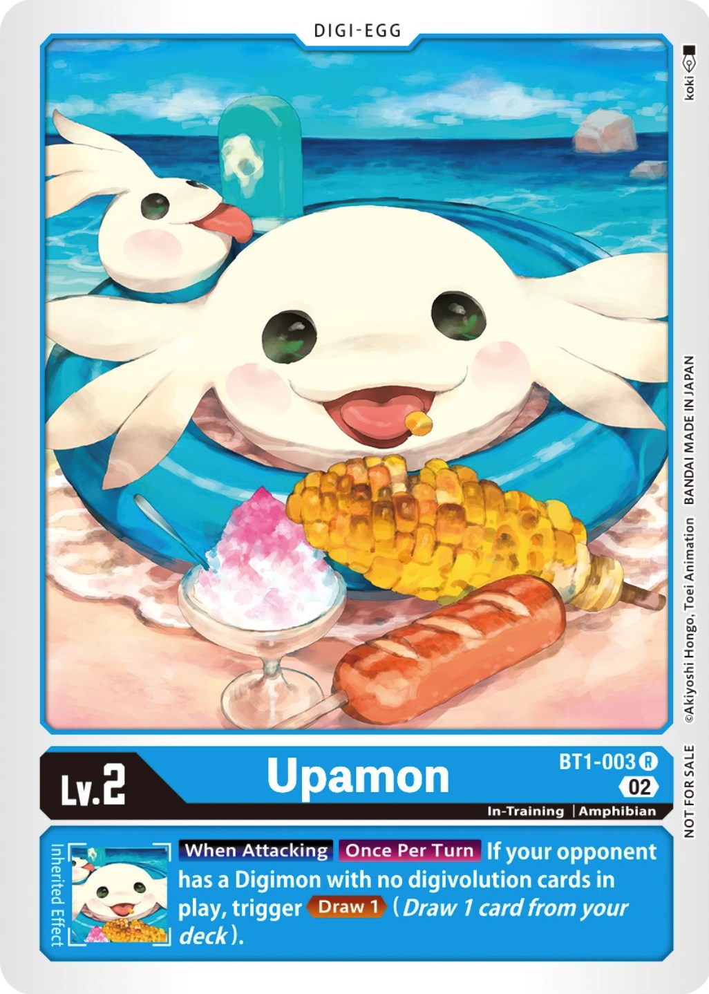 Upamon [BT1-003] (Winner Pack Dimensional Phase) [Release Special Booster Promos] | Card Merchant Takapuna