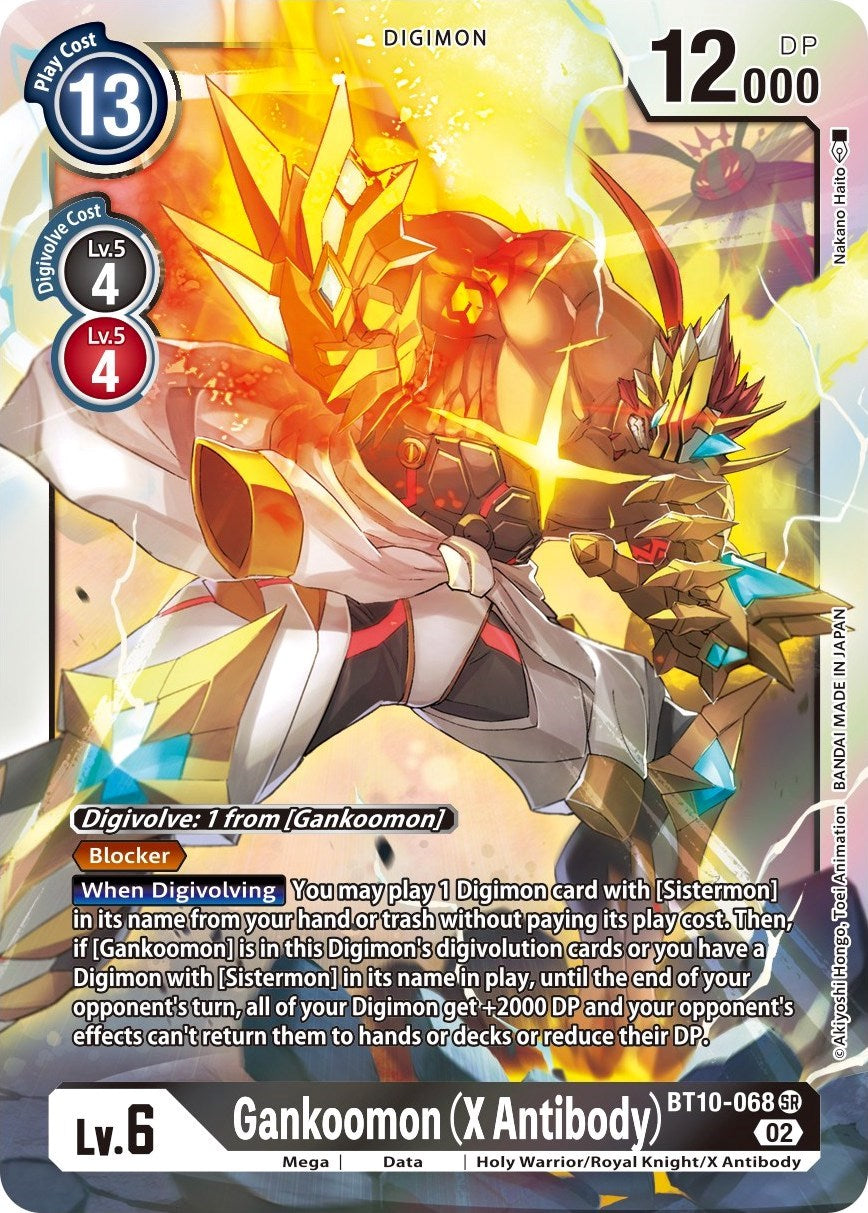 Gankoomon (X Antibody) [BT10-068] [Xros Encounter] | Card Merchant Takapuna