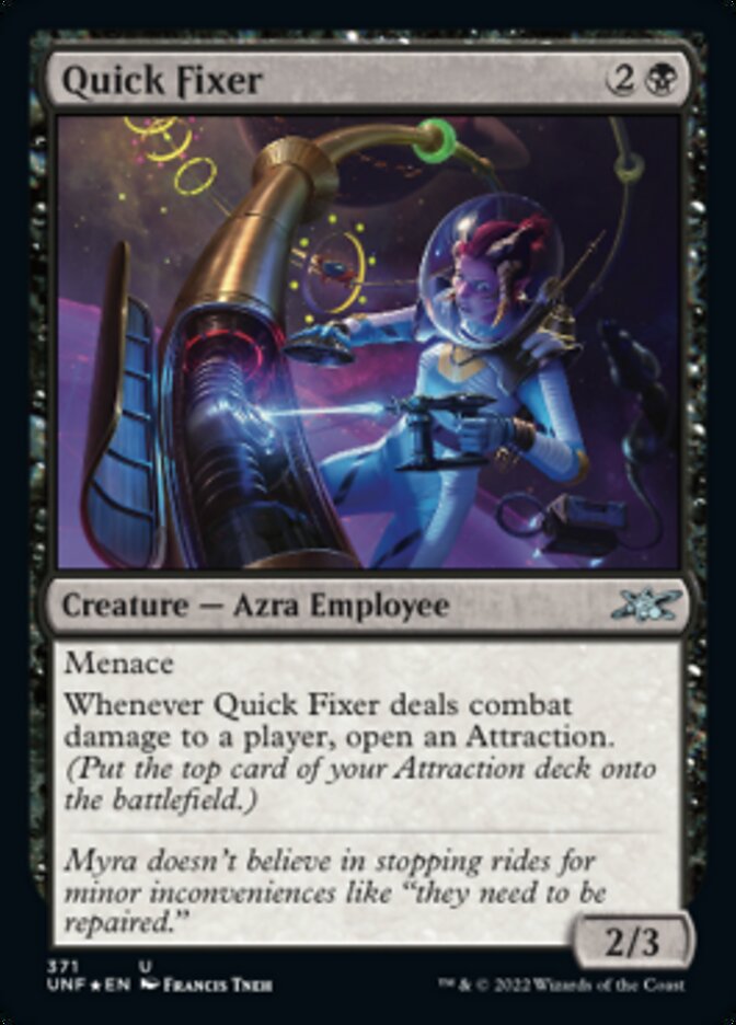 Quick Fixer (Galaxy Foil) [Unfinity] | Card Merchant Takapuna