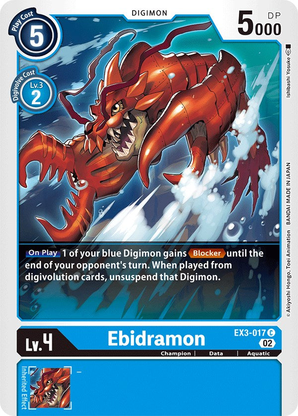 Ebidramon [EX3-017] [Draconic Roar] | Card Merchant Takapuna