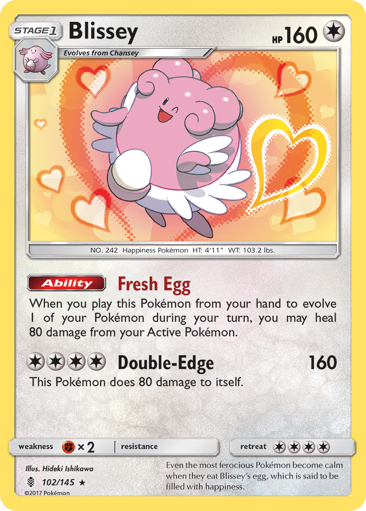 Blissey (102/145) [Sun & Moon: Guardians Rising] | Card Merchant Takapuna