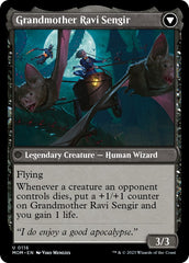 Invasion of Ulgrotha // Grandmother Ravi Sengir [March of the Machine] | Card Merchant Takapuna