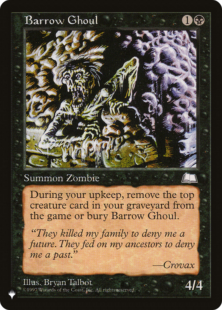 Barrow Ghoul [The List] | Card Merchant Takapuna