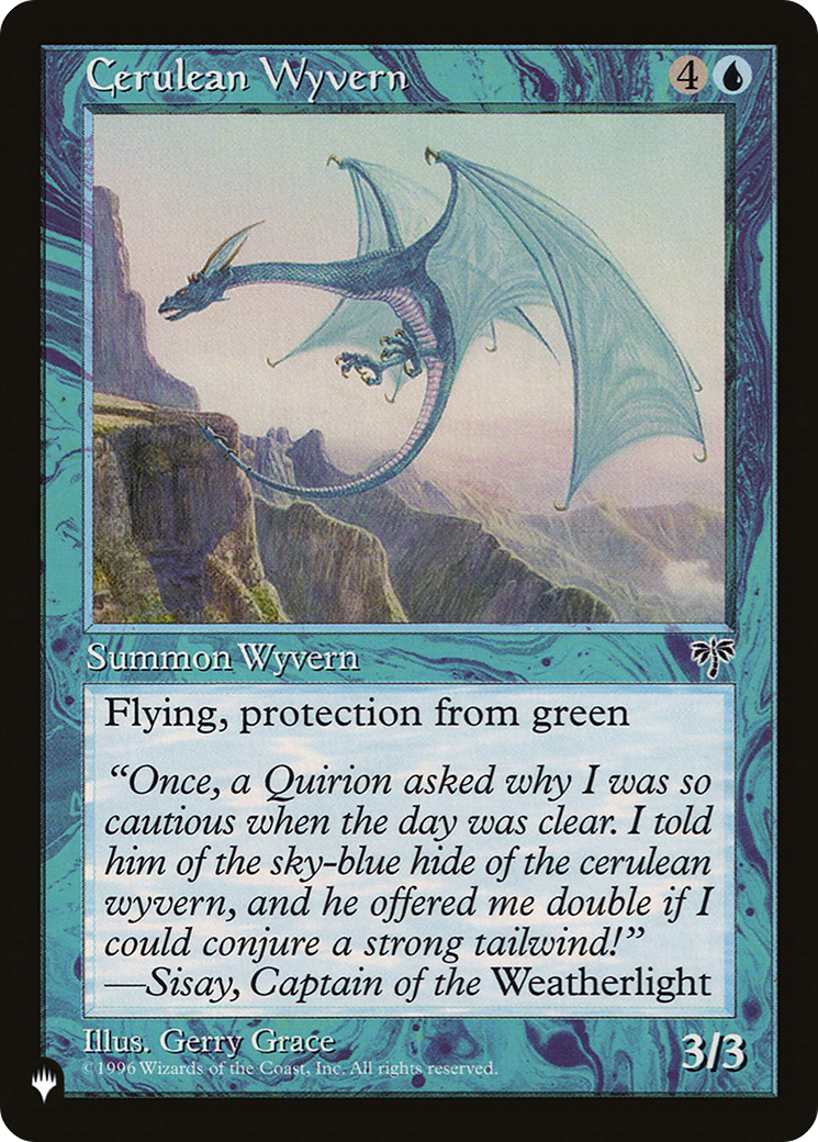 Cerulean Wyvern [The List] | Card Merchant Takapuna