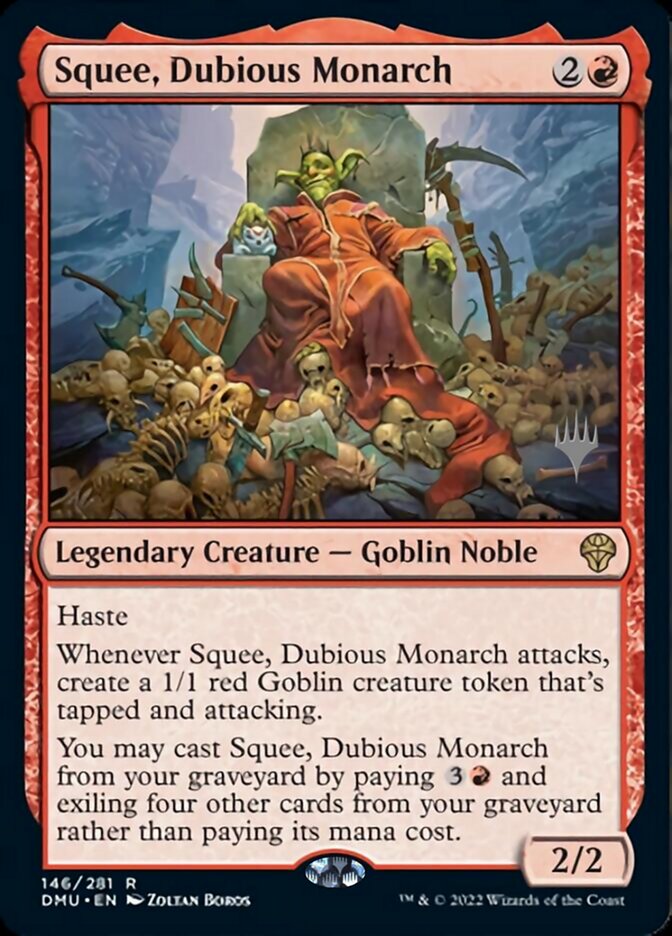 Squee, Dubious Monarch (Promo Pack) [Dominaria United Promos] | Card Merchant Takapuna