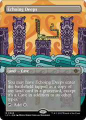 Echoing Deeps (Borderless) [The Lost Caverns of Ixalan] | Card Merchant Takapuna