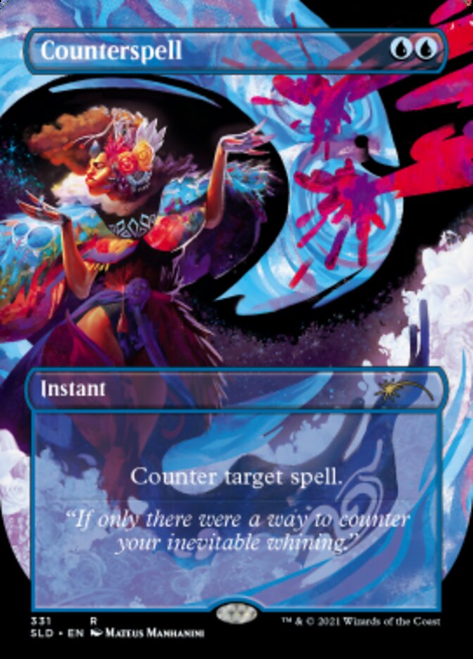 Counterspell (Borderless) [Secret Lair Drop Series] | Card Merchant Takapuna