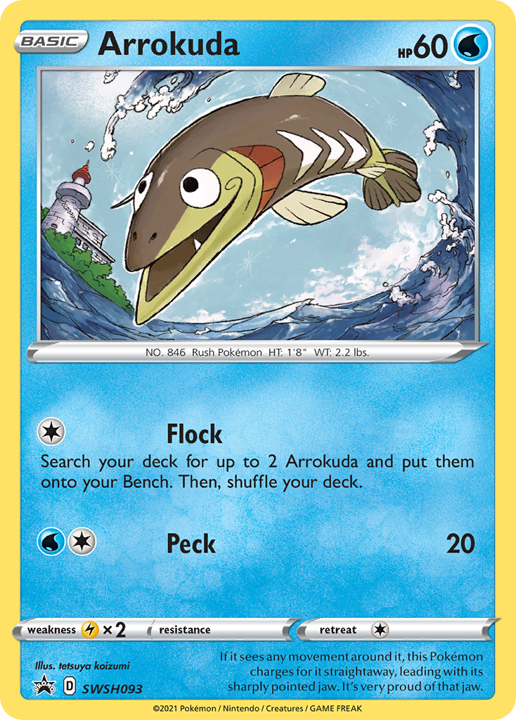 Arrokuda (SWSH093) [Sword & Shield: Black Star Promos] | Card Merchant Takapuna