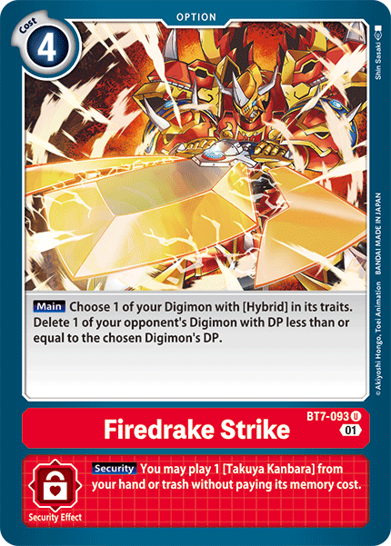 Firedrake Strike [BT7-093] [Next Adventure] | Card Merchant Takapuna