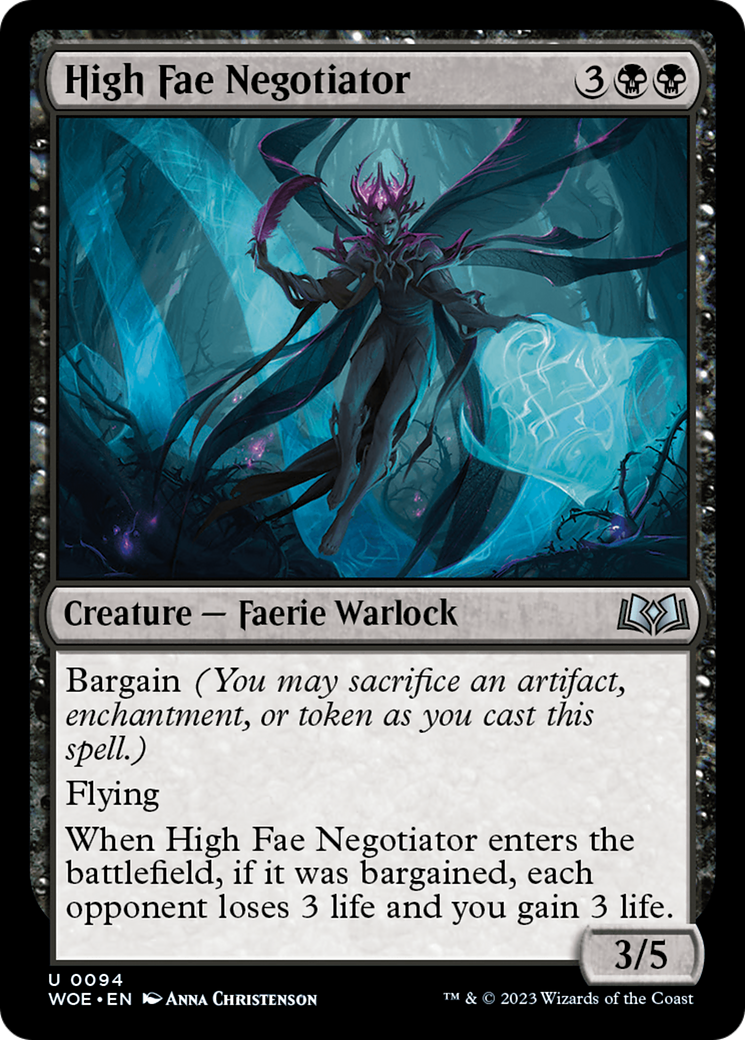 High Fae Negotiator [Wilds of Eldraine] | Card Merchant Takapuna