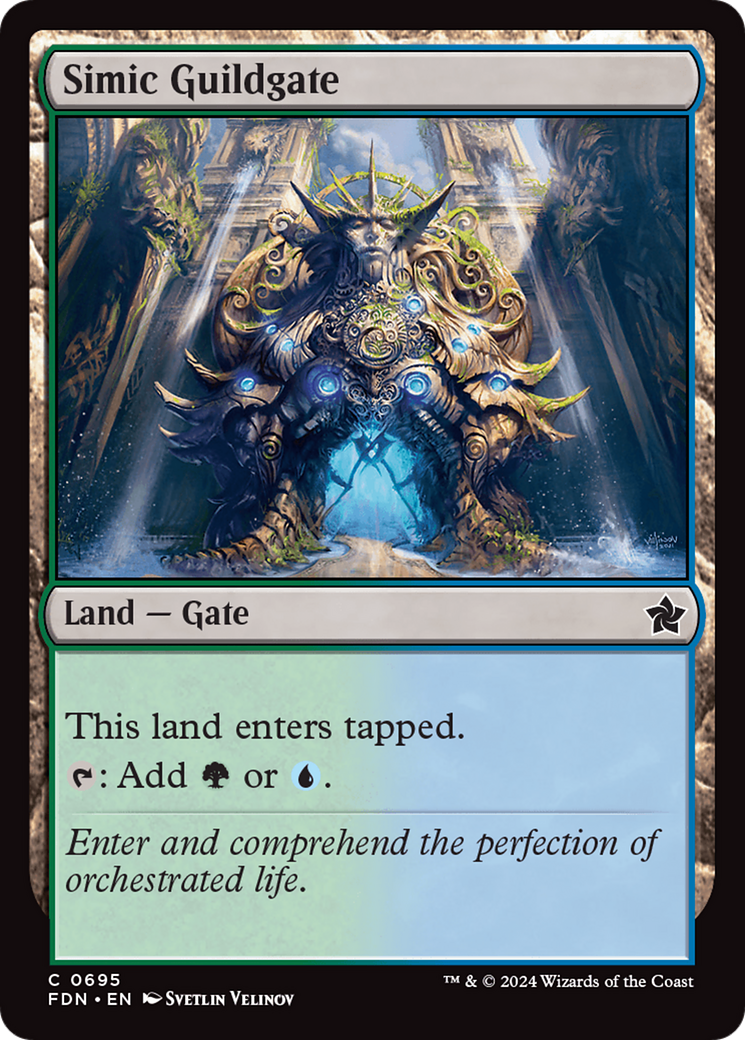 Simic Guildgate [Foundations] | Card Merchant Takapuna