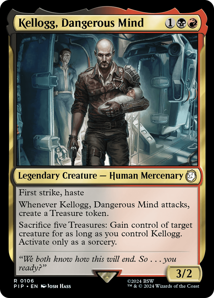 Kellogg, Dangerous Mind [Fallout] | Card Merchant Takapuna