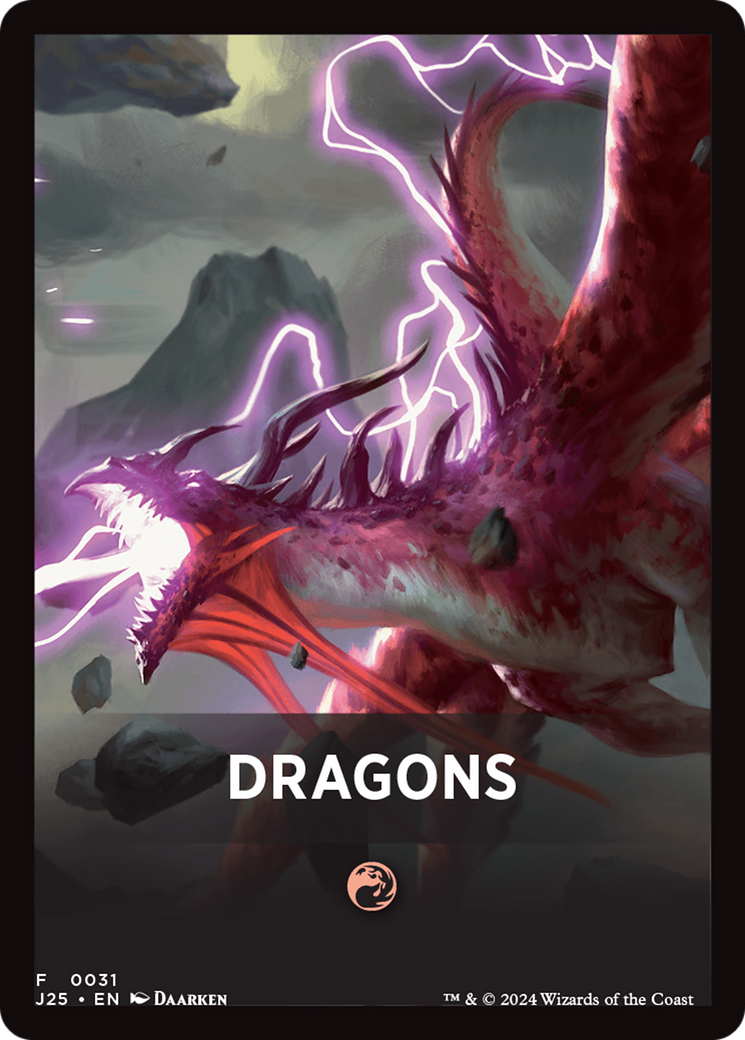 Dragons Theme Card [Foundations Jumpstart Front Cards] | Card Merchant Takapuna