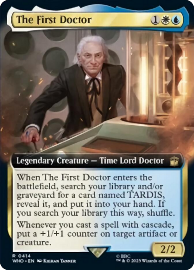 The First Doctor (Extended Art) [Doctor Who] | Card Merchant Takapuna