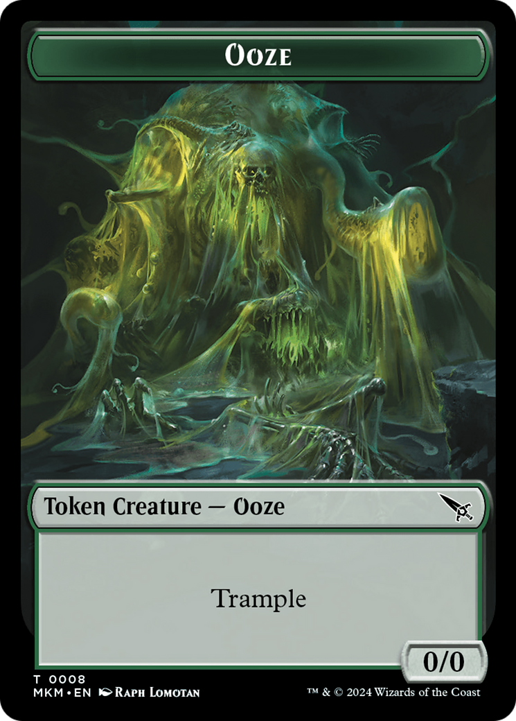 Ooze Token [Murders at Karlov Manor Tokens] | Card Merchant Takapuna