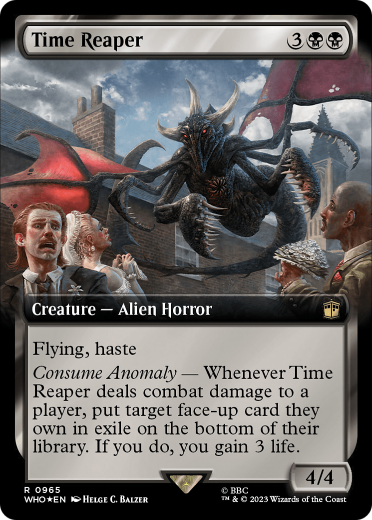 Time Reaper (Extended Art) (Surge Foil) [Doctor Who] | Card Merchant Takapuna