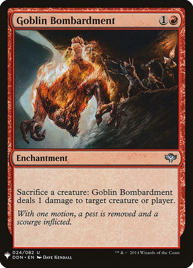 Goblin Bombardment [Mystery Booster] | Card Merchant Takapuna