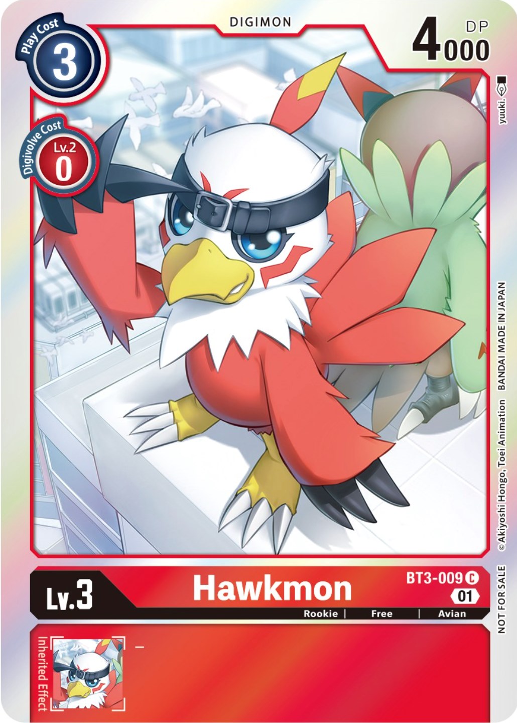 Hawkmon [BT3-009] (ST-11 Special Entry Pack) [Release Special Booster Promos] | Card Merchant Takapuna