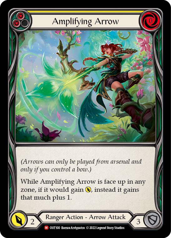 Amplifying Arrow [OUT100] (Outsiders) | Card Merchant Takapuna