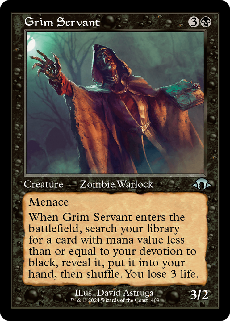 Grim Servant (Retro) [Modern Horizons 3] | Card Merchant Takapuna