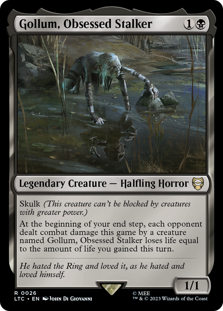 Gollum, Obsessed Stalker [The Lord of the Rings: Tales of Middle-Earth Commander] | Card Merchant Takapuna