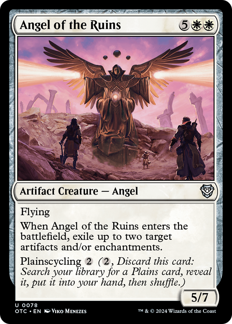 Angel of the Ruins [Outlaws of Thunder Junction Commander] | Card Merchant Takapuna