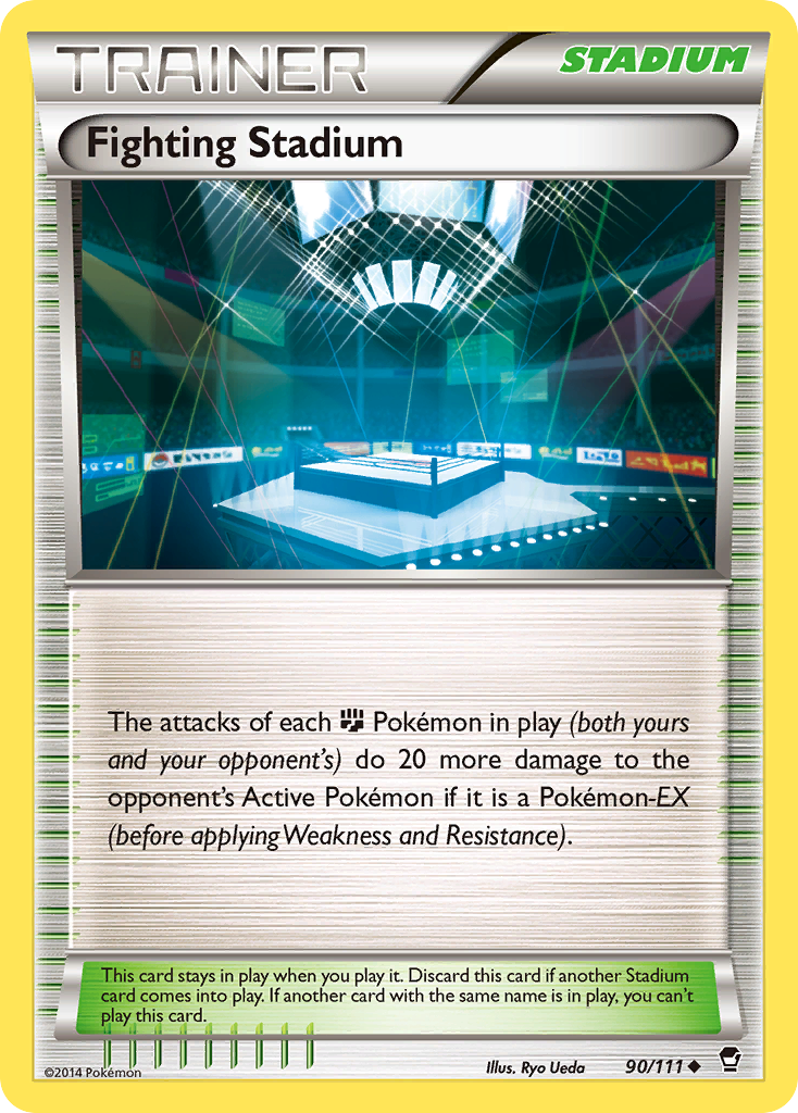 Fighting Stadium (90/111) [XY: Furious Fists] | Card Merchant Takapuna