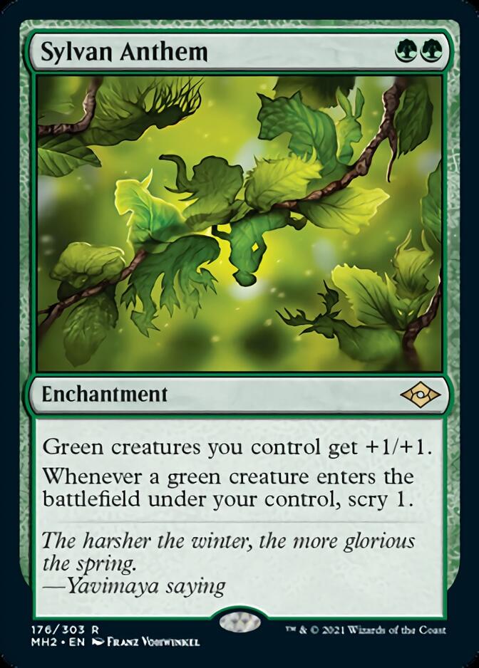 Sylvan Anthem [Modern Horizons 2] | Card Merchant Takapuna