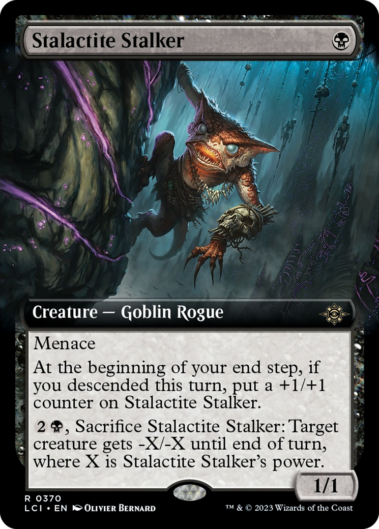 Stalactite Stalker (Extended Art) [The Lost Caverns of Ixalan] | Card Merchant Takapuna