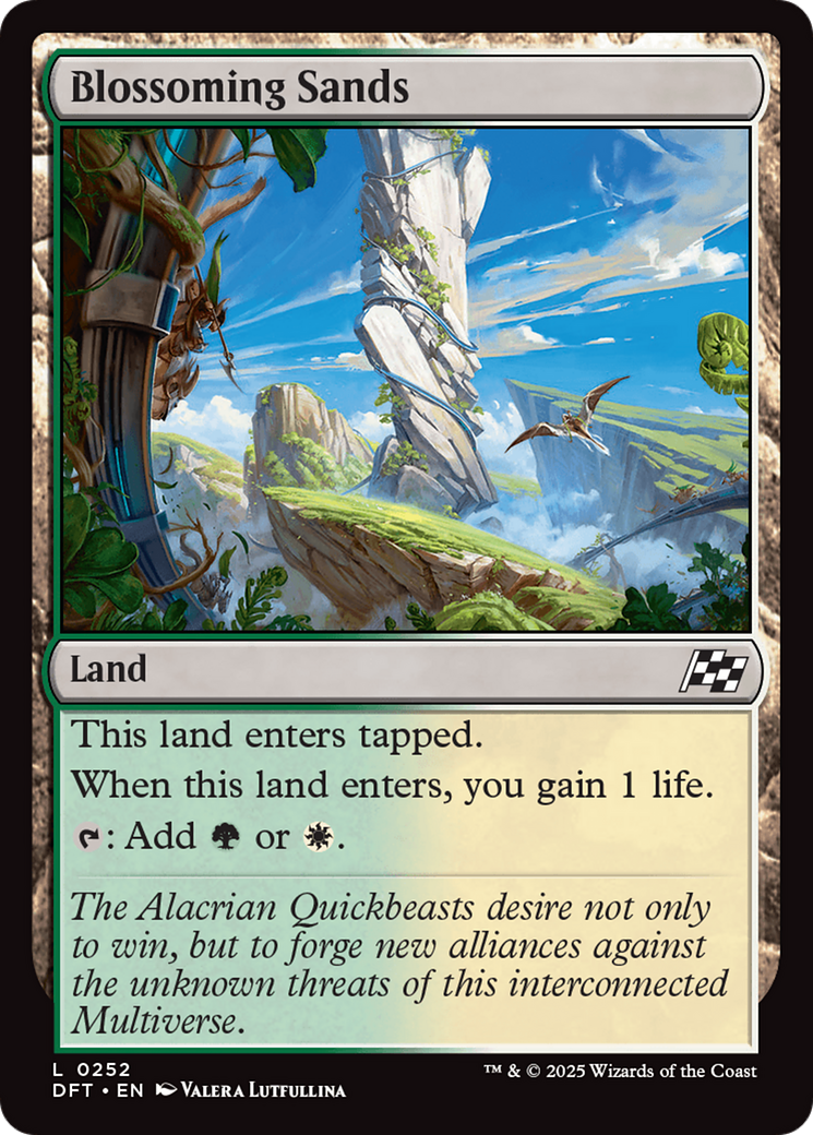 Blossoming Sands [Aetherdrift] | Card Merchant Takapuna