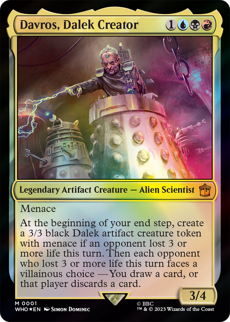 Davros, Dalek Creator [Doctor Who] | Card Merchant Takapuna