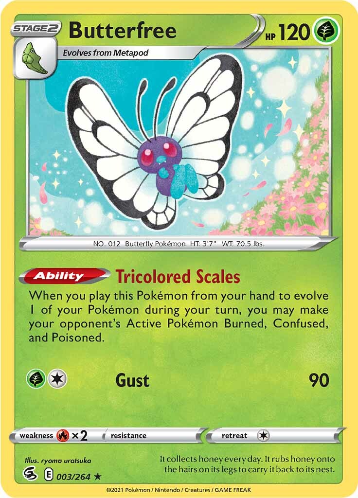 Butterfree (003/264) [Sword & Shield: Fusion Strike] | Card Merchant Takapuna