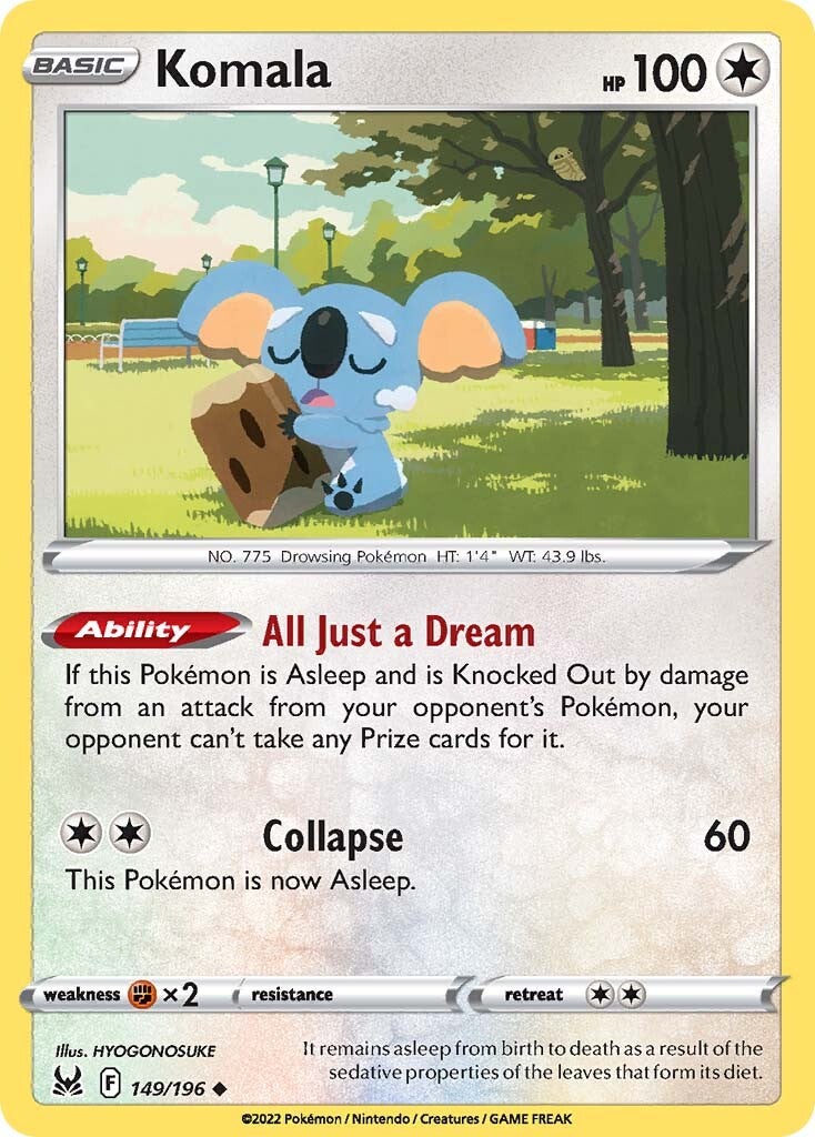 Komala (149/196) [Sword & Shield: Lost Origin] | Card Merchant Takapuna