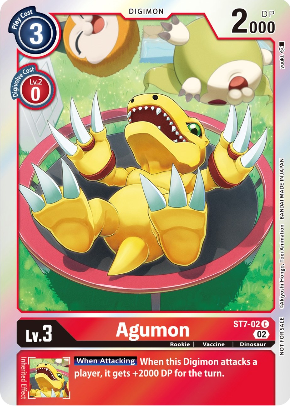 Agumon [ST7-02] (Official Tournament Pack Vol.8) [Starter Deck: Gallantmon Promos] | Card Merchant Takapuna