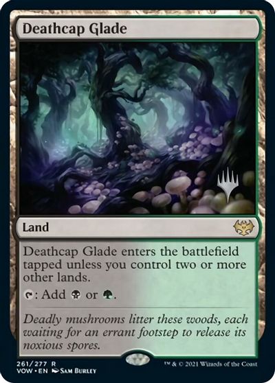 Deathcap Glade (Promo Pack) [Innistrad: Crimson Vow Promos] | Card Merchant Takapuna