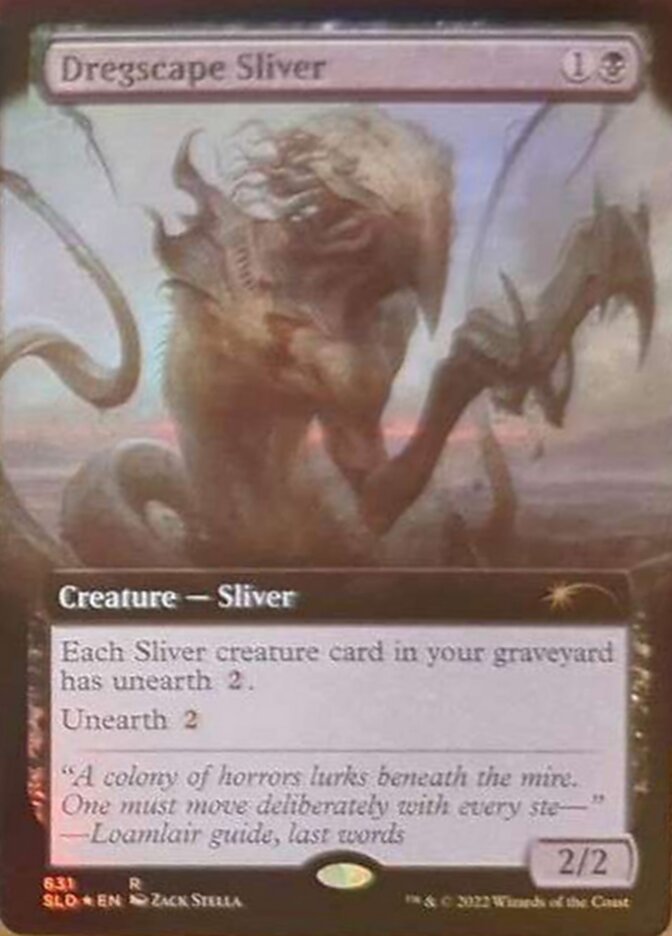 Dregscape Sliver (Extended Art) [Secret Lair Drop Promos] | Card Merchant Takapuna