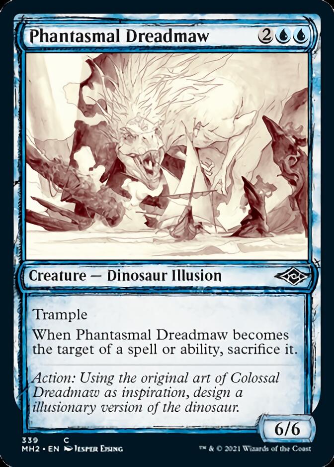 Phantasmal Dreadmaw (Sketch) [Modern Horizons 2] | Card Merchant Takapuna