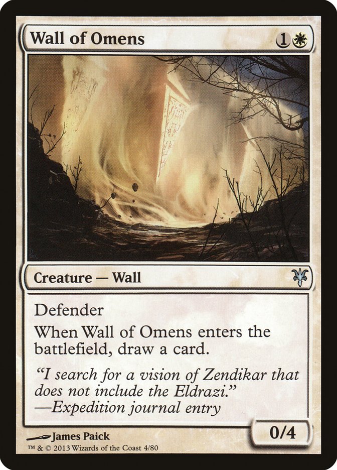 Wall of Omens [Duel Decks: Sorin vs. Tibalt] | Card Merchant Takapuna