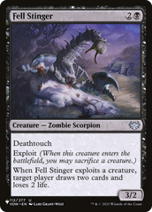 Fell Stinger [The List Reprints] | Card Merchant Takapuna