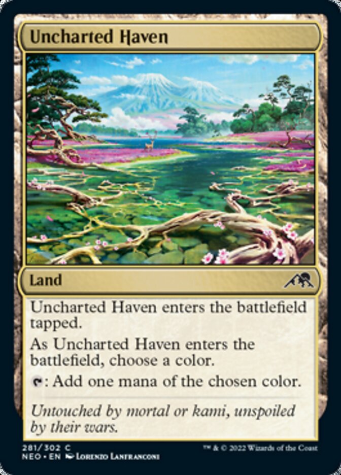 Uncharted Haven [Kamigawa: Neon Dynasty] | Card Merchant Takapuna