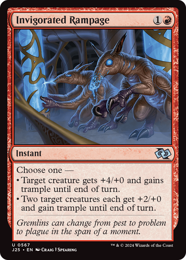 Invigorated Rampage [Foundations Jumpstart] | Card Merchant Takapuna