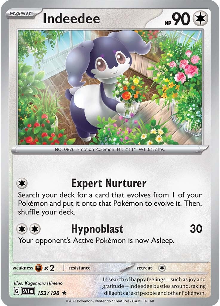 Indeedee (153/198) [Scarlet & Violet: Base Set] | Card Merchant Takapuna