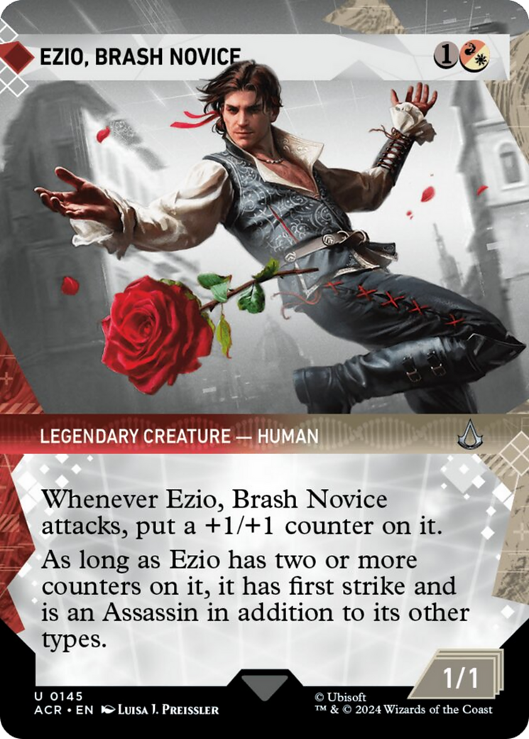 Ezio, Brash Novice (Showcase) [Assassin's Creed] | Card Merchant Takapuna