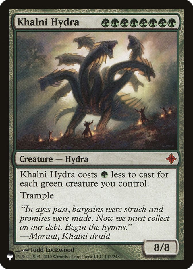 Khalni Hydra [The List] | Card Merchant Takapuna