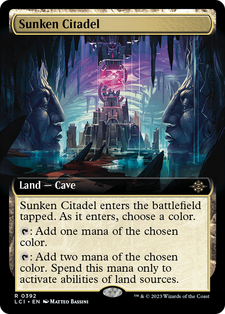 Sunken Citadel (Extended Art) [The Lost Caverns of Ixalan] | Card Merchant Takapuna